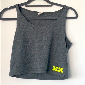 Gray Bella workout tank top